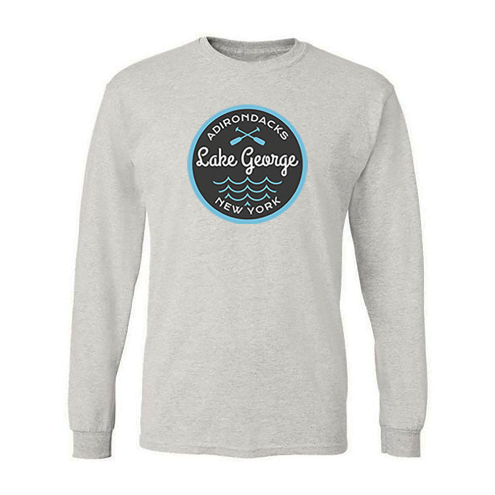 Lake George Nautical Themed Print Long Sleeve Tee Shirt – Merry Marks