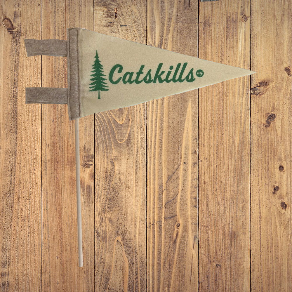 Catskills NY Themed Mini-Pennant - Catskill Mountains Souvenir and Gift