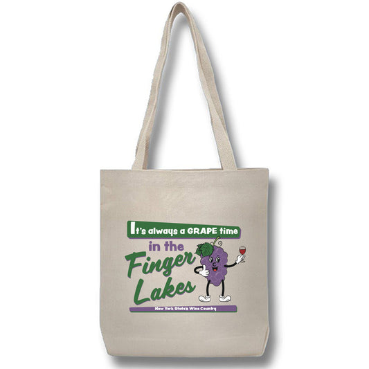 Finger Lakes Wine Everyday Tote Bag - Made in the USA