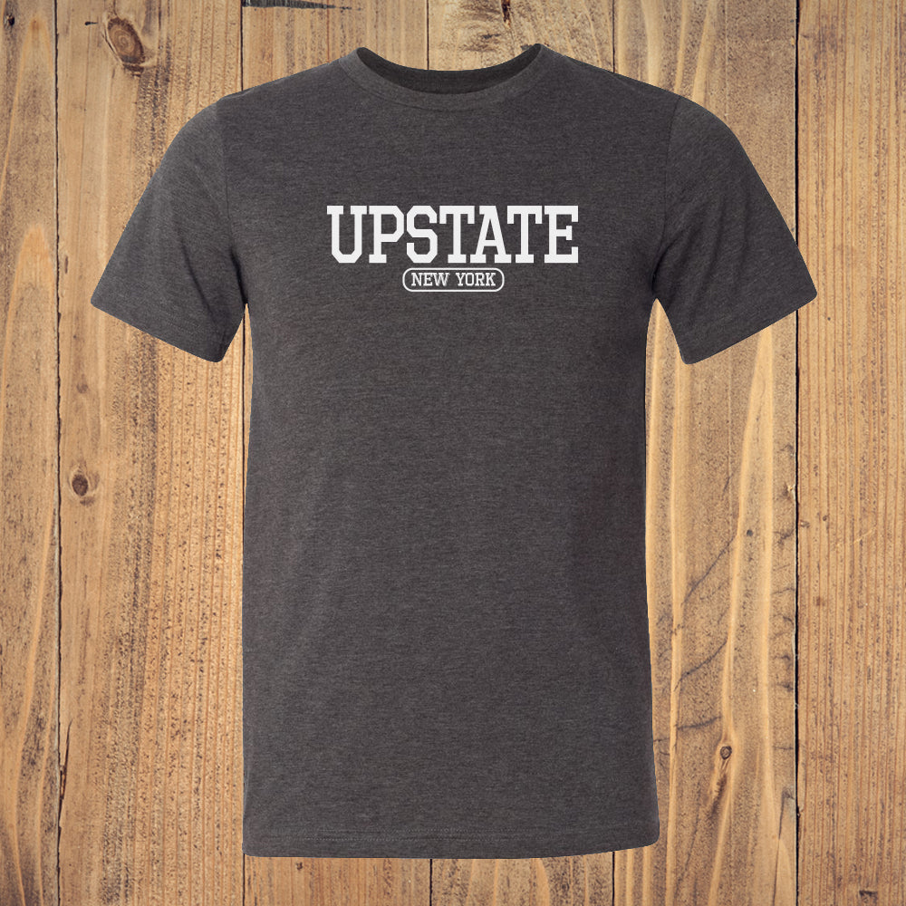 Upstate Varsity Logo Print Tee Shirt